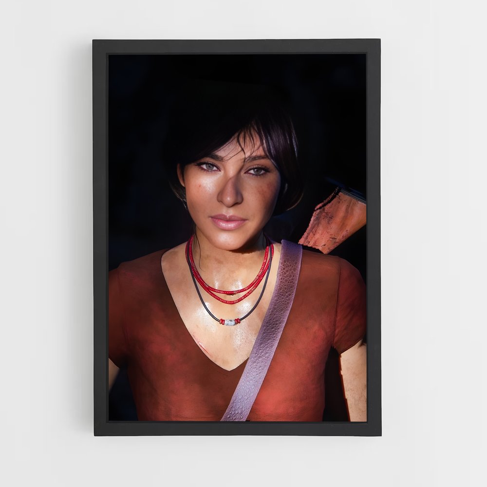 Poster L'Éclat de Chloe – affiche Uncharted (vue 2)